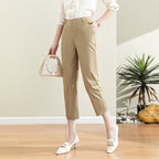 Damen Chino Stoffhose mit schmalem Schnitt