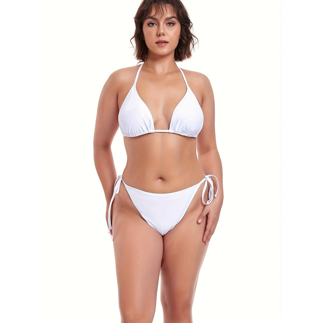 Damen Strandkleidung mit seitlichen Raffung und stylischem Print R&B