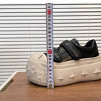 Damen Sportliche Veloursleder Sneaker mit verstellbarem Klettverschluss R&B