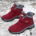 Damen Winterstiefel mit wärmendem Futter und rutschfester Profilsohle