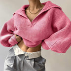 Damen lässiger Pullover R&B