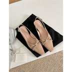Damen Slingback Pumps mit funkelndem Design R&B
