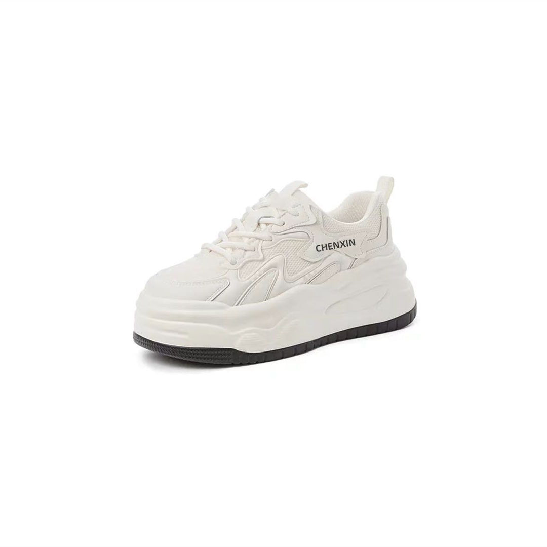 Damen komfortable Chunky-Sneaker mit atmungsaktiver Netz-Oberfläche R&B