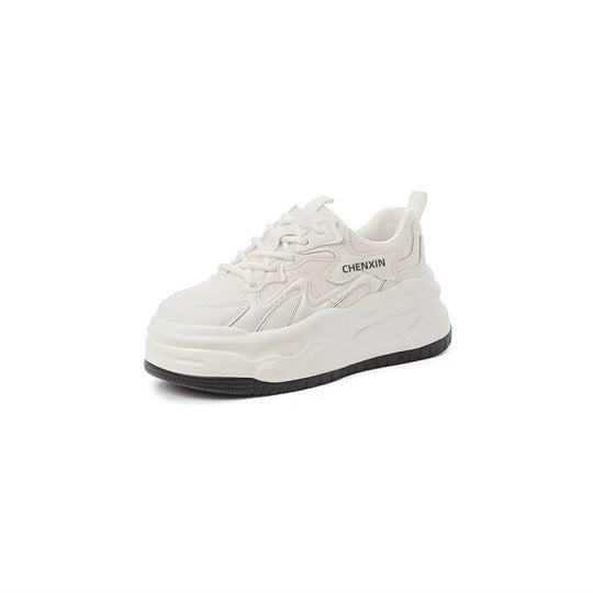 Damen komfortable Chunky-Sneaker mit atmungsaktiver Netz-Oberfläche R&B