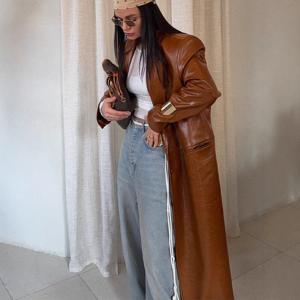Damen Extravaganter mantel R&B