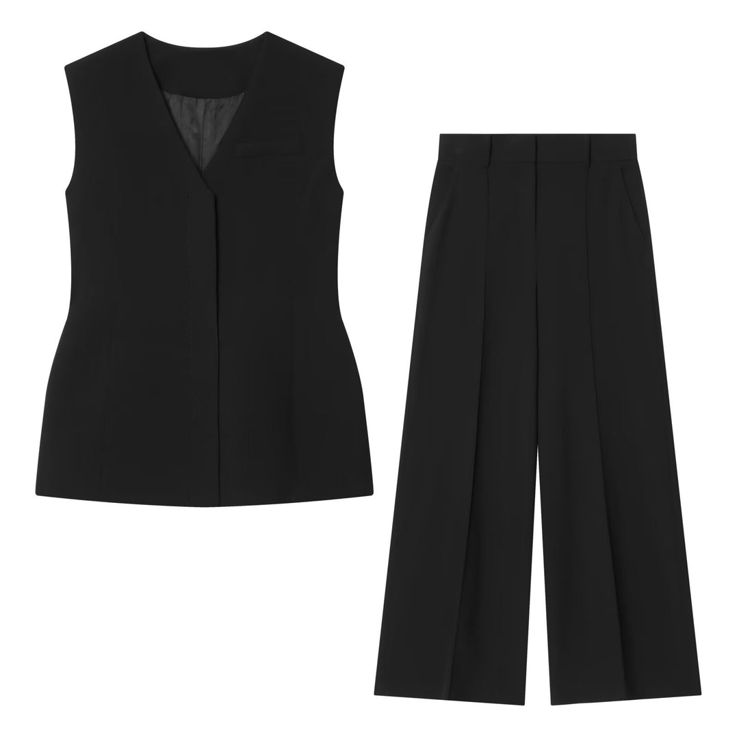 Damen elegante ärmellose Bluse R&B
