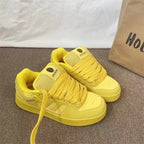 Damen Sportliche Sneakers mit dämpfender Sohle und atmungsaktiver Obermaterialstruktur Heidi Mode