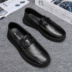 Herren elegante Mokassins mit modischem Design und hochwertigem Lederoberteil