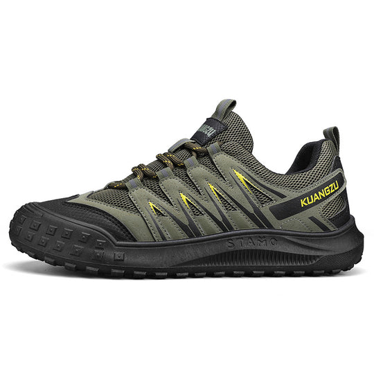 Damen Sportliche Trekking Sneakers mit rutschfester Sohle und atmungsaktiver Obermaterialkombination R&B