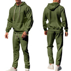Herren lässiger Kapuzenpullover mit strukturiertem Design und praktischen Taschen R&B