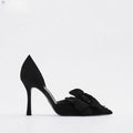 Damen elegante Spitze Pumps mit floralem Design R&B