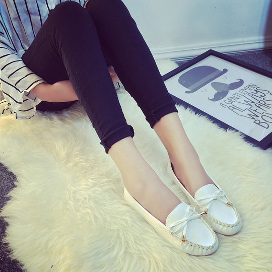 Damen Mokassin Slipper mit elegantem Schleifen-Detail und komfortabler Innensohle R&B
