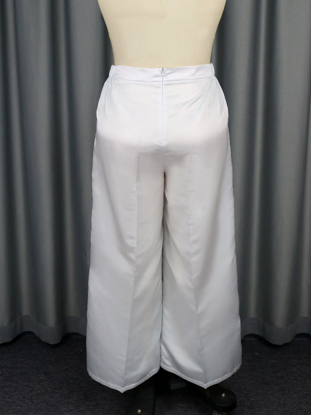 Damen Elegante weit geschnittene Satin-Hose R&B