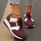 Damen Sportliche Sneakers mit atmungsaktivem Netzobermaterial und modischem Design R&B
