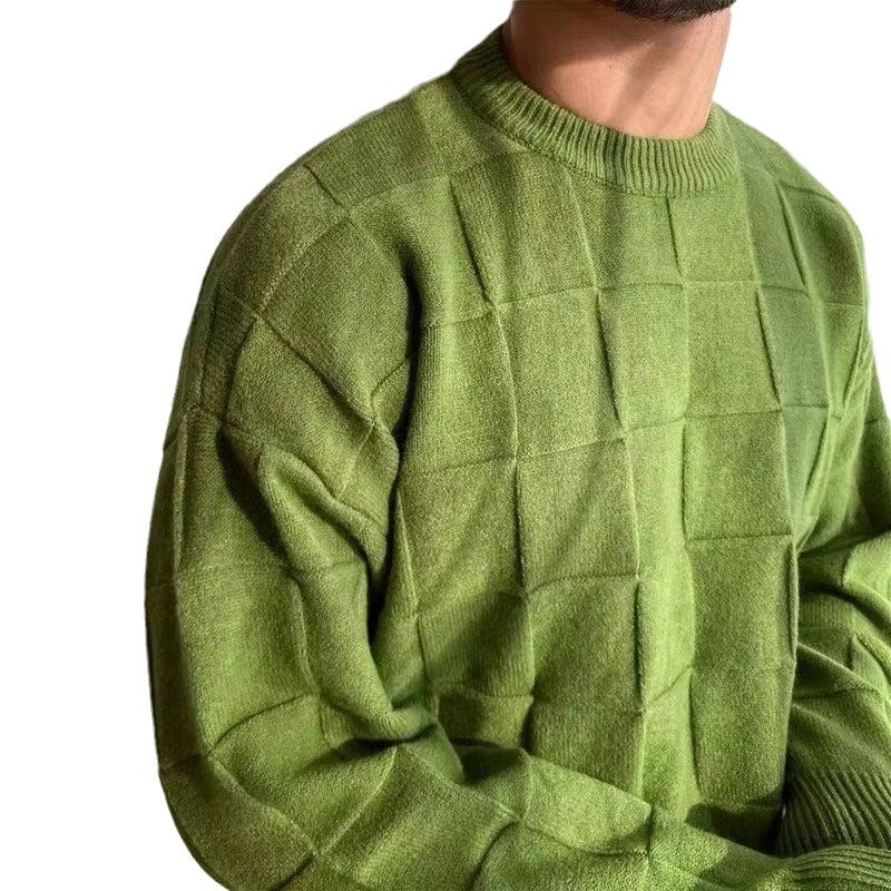 Herren lässiger Pullover mit strukturiertem Design R&B