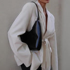 Damen Modischer Oversized Blazer mit Gürtel R&B