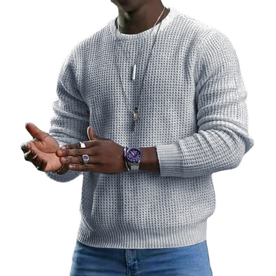 Herren Strukturierter Pullover R&B