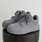 Damen Sportliche Sneakers aus hochwertigem Veloursleder mit dämpfendem Sohlenprofil R&B