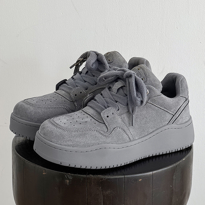 Damen Sportliche Sneakers aus hochwertigem Veloursleder mit dämpfendem Sohlenprofil R&B
