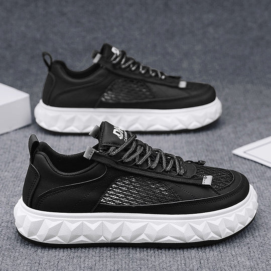 Damen Sportliche Sneakers mit atmungsaktiver Mesh-Oberfläche und dämpfender Sohle R&B