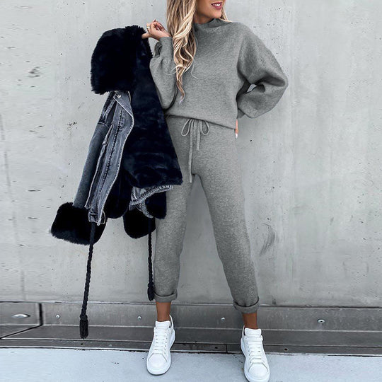 Damen Lässiges Hoodie-Set mit bequemen Jogginghosen R&B