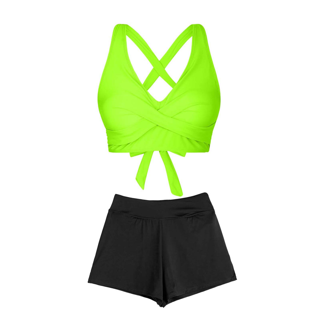 Damen Zweiteiliger Badeanzug mit floralem Design R&B