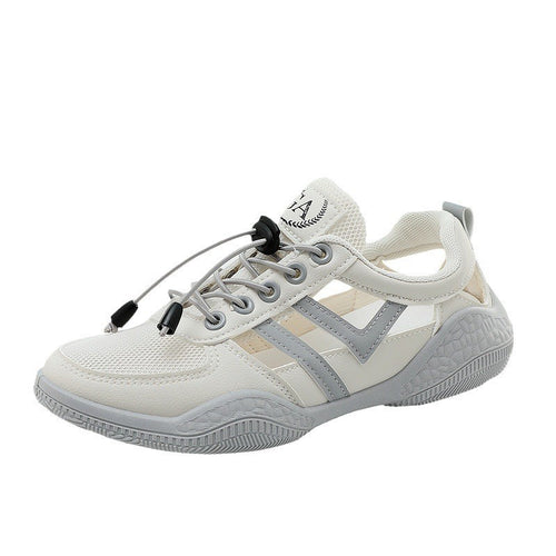 Damen Sportliche Sneakers mit elastischem Schnürsystem und atmungsaktiver Obermaterialstruktur R&B