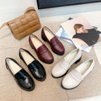 Damen Elegante Plateau-Mokassins mit modischer Sohle R&B