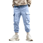 Herren Cargo-Jogginghose mit praktischen Taschen und elastischem Bund R&B