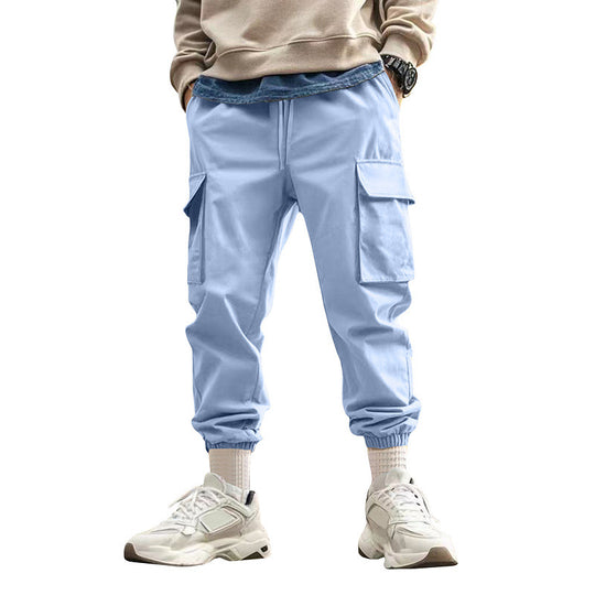 Herren Cargo-Jogginghose mit praktischen Taschen und elastischem Bund R&B