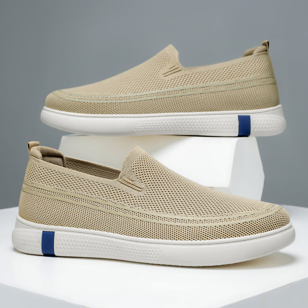 Damen Atmungsaktive Slip-On Freizeitschuhe mit flexiblem Einsatz R&B
