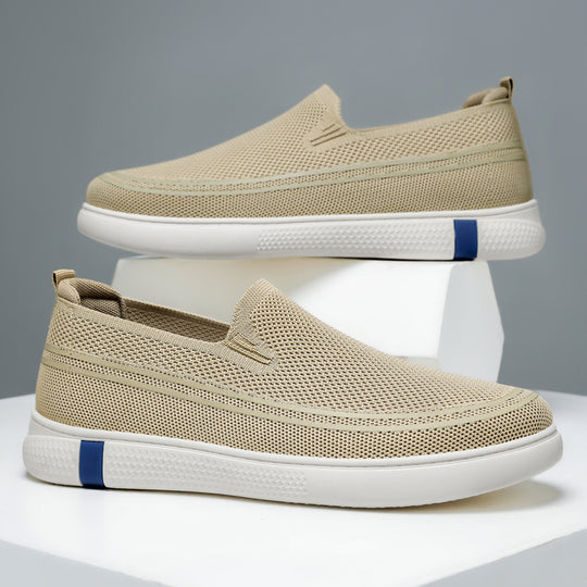 Damen Atmungsaktive Slip-On Freizeitschuhe mit flexiblem Einsatz R&B