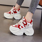 Damen modische Plateau-Sneaker