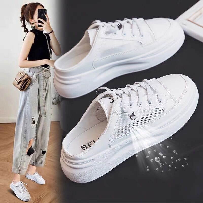Damen Slip-On Sneakers mit atmungsaktiver Netzstruktur und dämpfender Laufsohle R&B