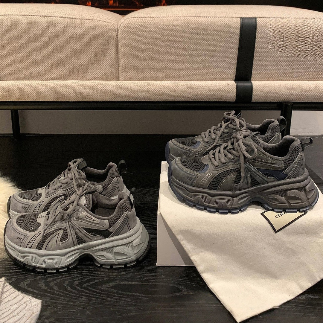 Damen Sportliche Mesh-Laufschuhe mit dämpfender Sohle und atmungsaktivem Design R&B