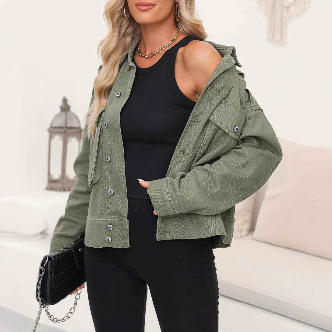 Damen Utility-Jacke mit praktischen Taschen und modernem Schnitt R&B