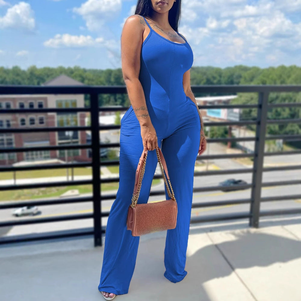 Damen Jumpsuit im modernen Streifenlook R&B