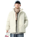 Herren modische Daunenjacke mit Kapuze und Innenfutter