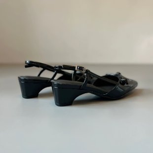 Damen elegante Slingback-Pumps mit dekorativem Schleifenakzent R&B
