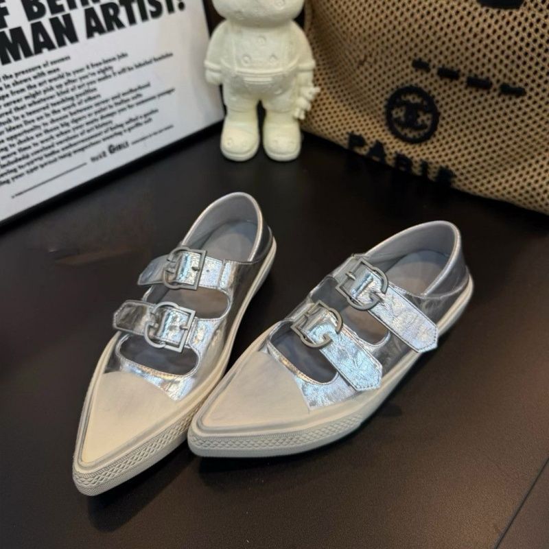 Damen Sneakers mit verstellbaren Schnallen und zeitgemäßem Design R&B
