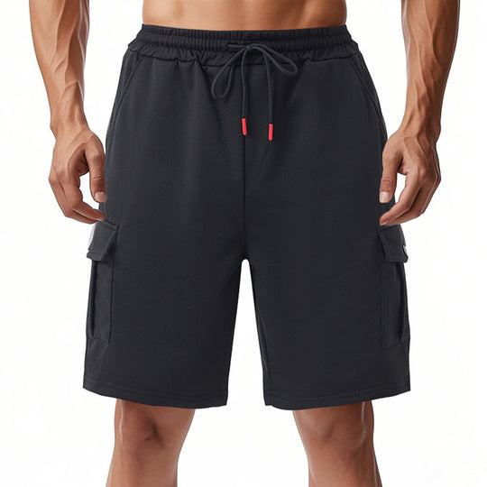 Herren funktionale Sportshorts mit praktischen Seitentaschen und elastischem Bund R&B