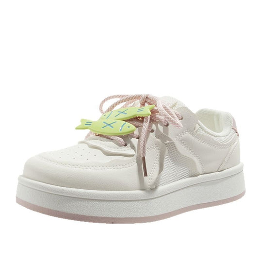 Damen Plattform Sneakers mit innovativem Design und verspielten Schnürdetails R&B