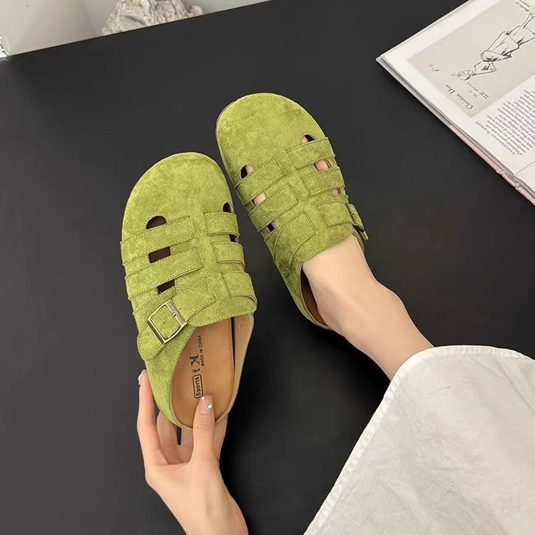 Damen Clogs mit modischem Riemendesign und weichem Innenfutter R&B