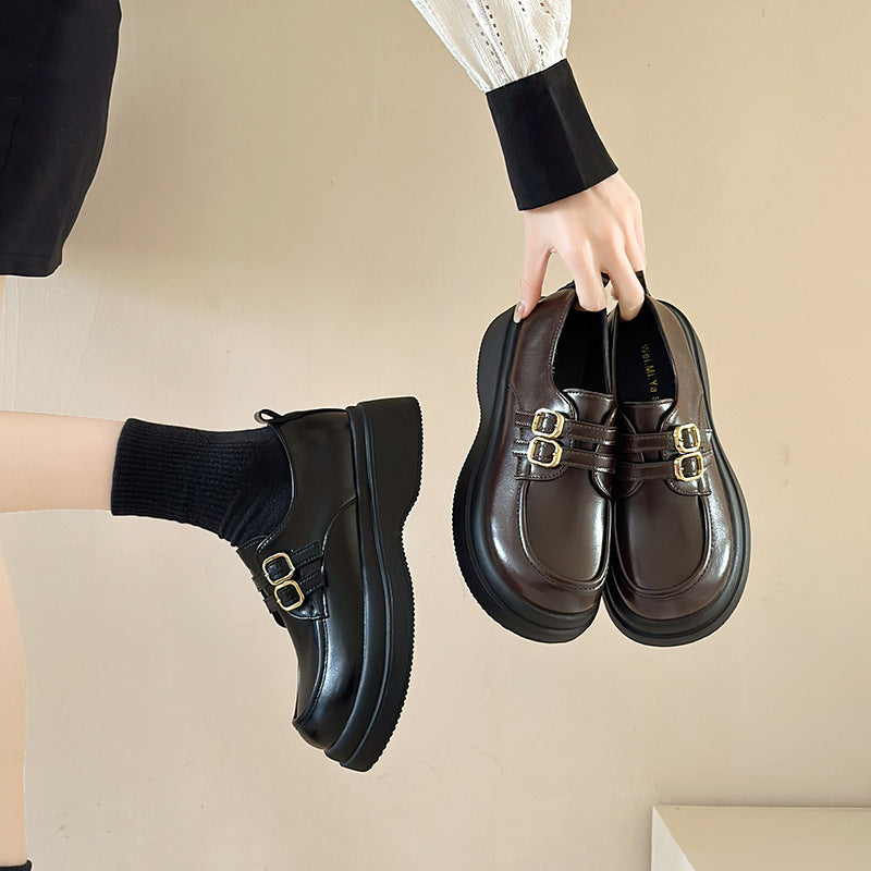 Damen Komfortable Biker-Schuhe mit geschlossenen Schnallen