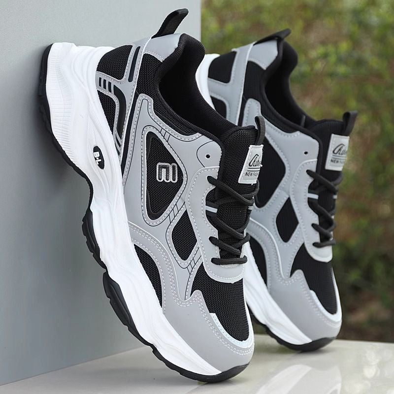 Damen Sportliche Sneakers mit atmungsaktiver Mesh-Oberfläche und stoßdämpfendem Sohlenprofil