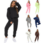 Damen Sportlicher Fleece Sweatanzug R&B