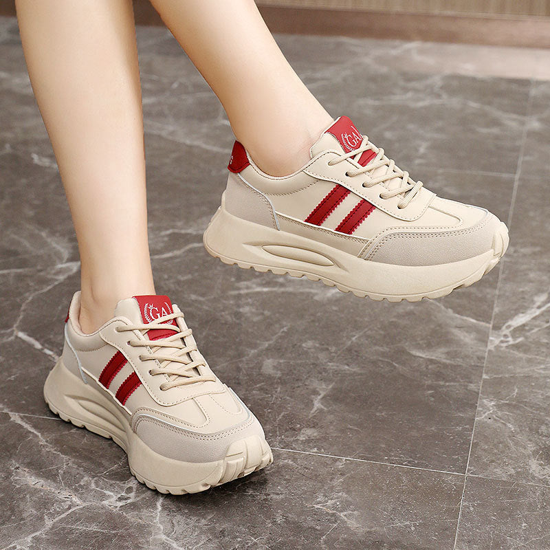Damen sportliche Sneaker mit ergonomischem dämpfenden Sohlenprofil R&B