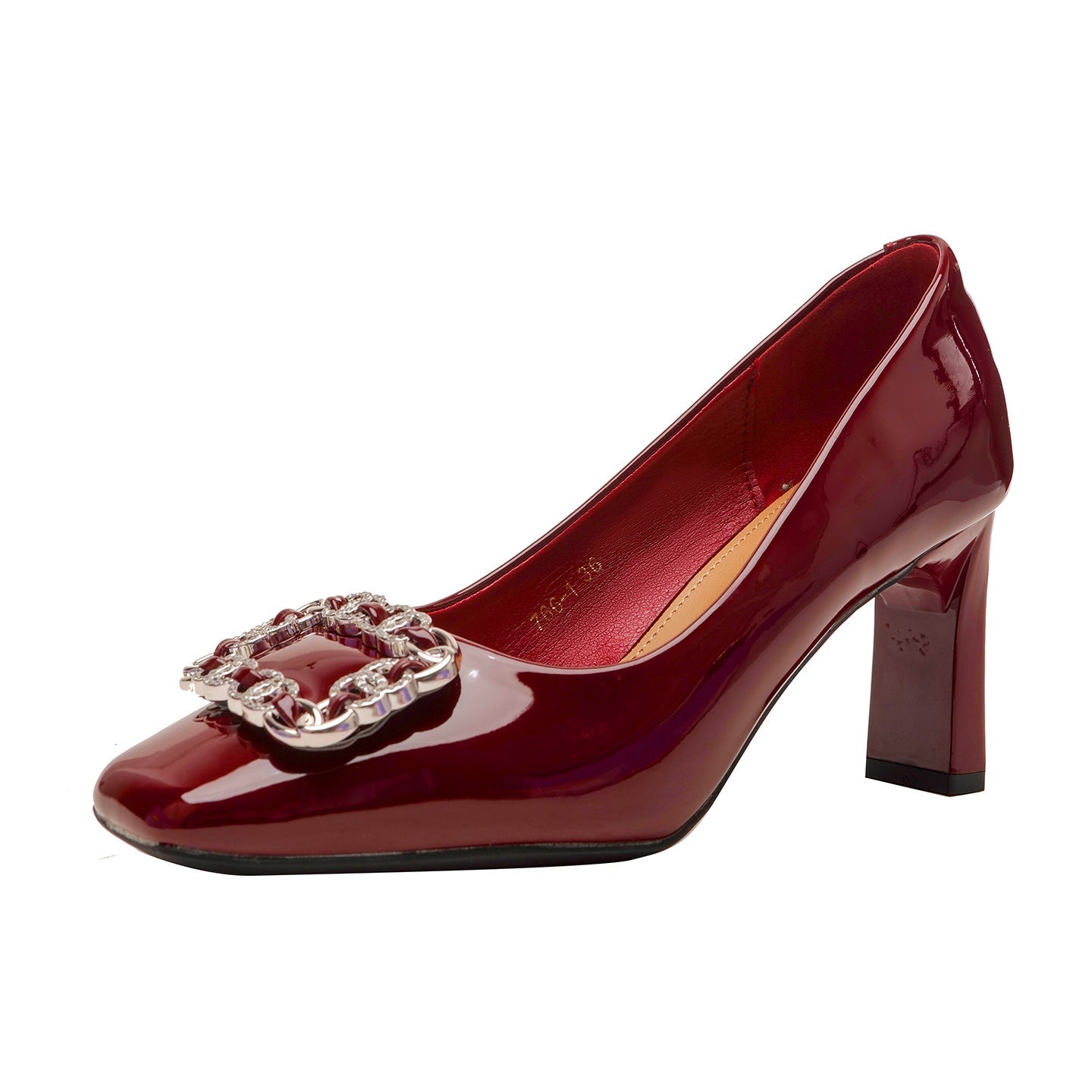 Damen elegante Pumps mit edel verzierter Schuhspitze