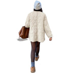 Damen Steppjacke mit großen Taschen und Rundhalsausschnitt R&B
