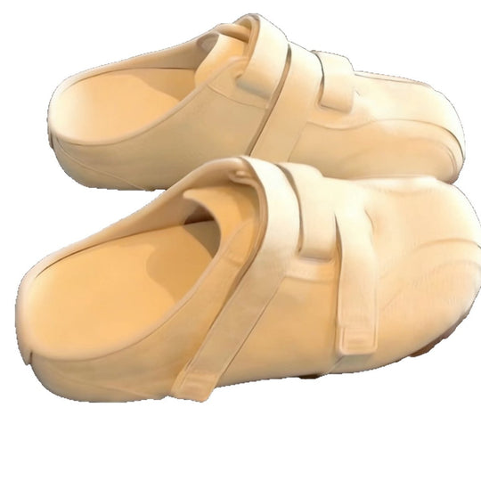Damen Clogs mit verstellbaren Klettverschlüssen und ergonomischer Fußbettausstattung R&B